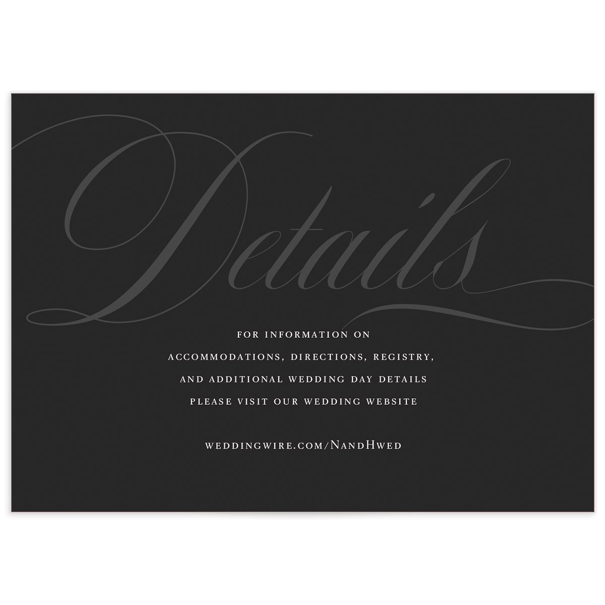 Enclosure Cards Easily Customizable Designs WeddingWire
