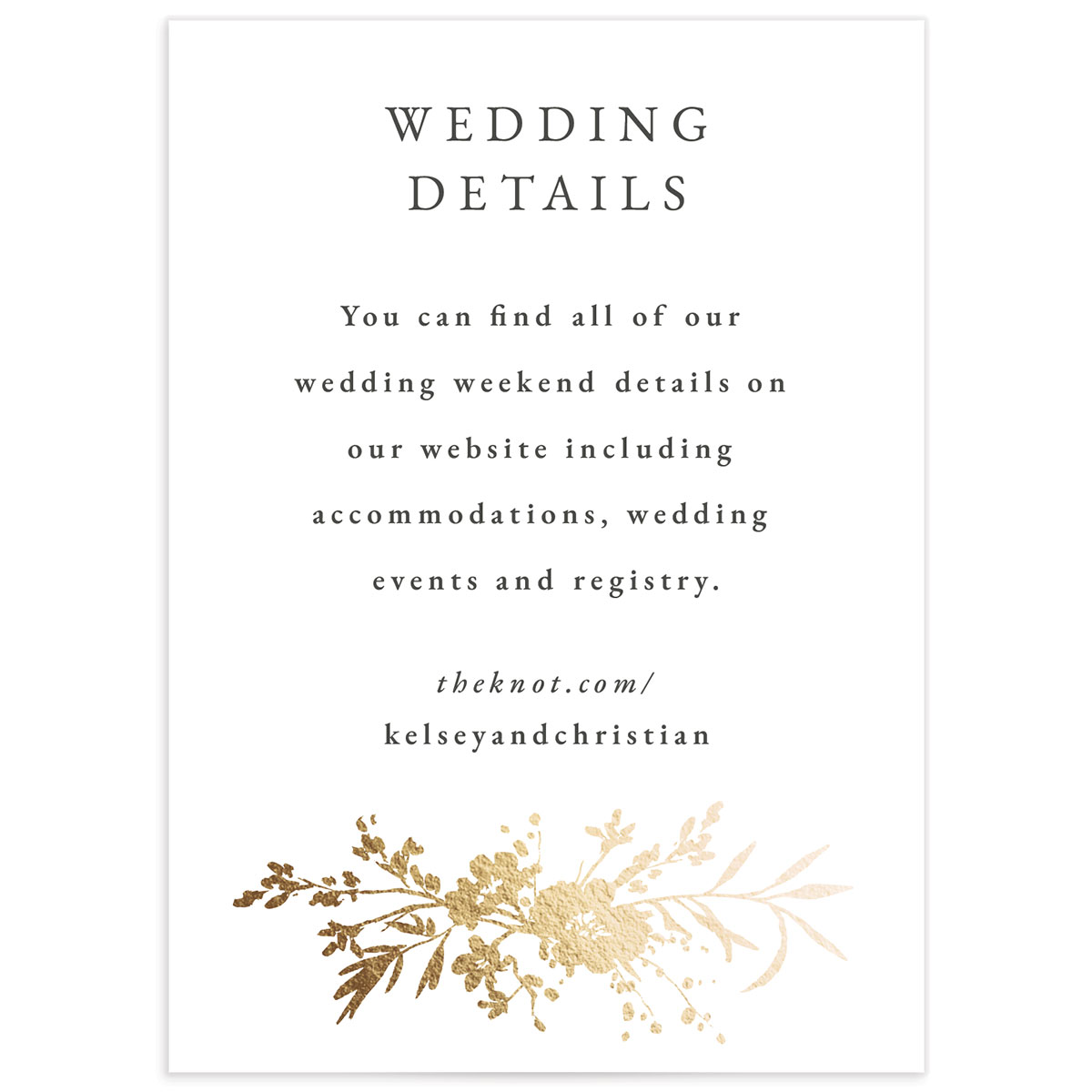 Wedding Enclosure Cards The Knot